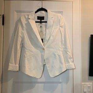 BCBG tuxedo style suit jacket